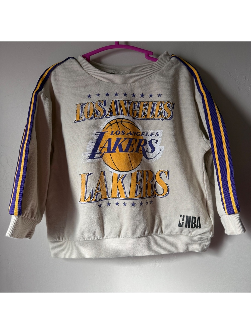 NBA Los Angeles Lakers Baby Sweatshirt 18-24M Purple Gold Basketball